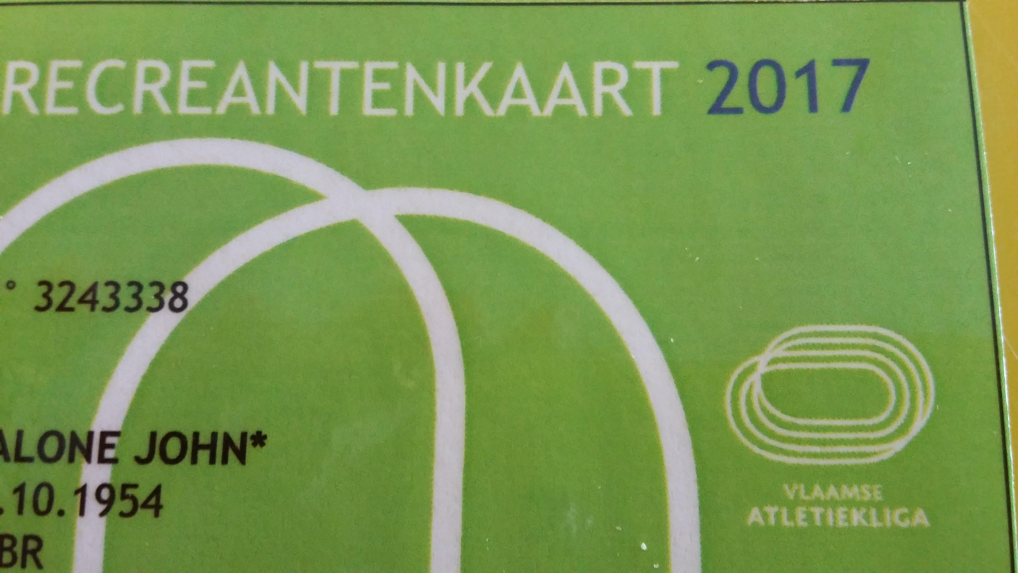 recreantenkaart